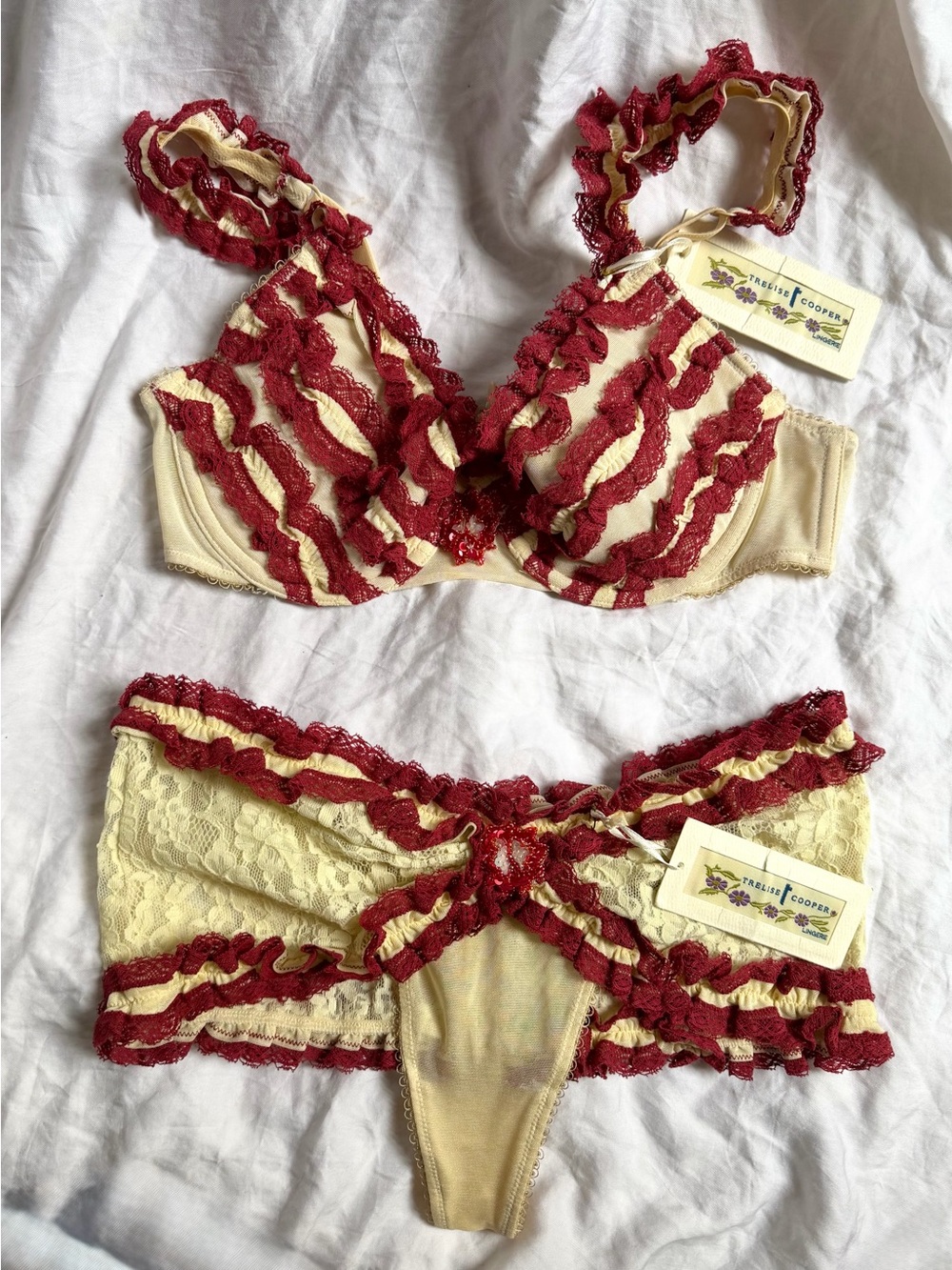 ❤️Vintage // Designer Trelise Cooper Lingerie Set❤️